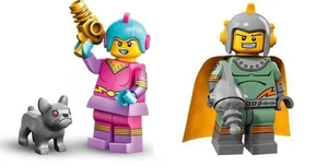 LEGO Retro Space Hero & Heroine - Series 17 & 26 Minifigures - New - 1 each - Picture 1 of 5