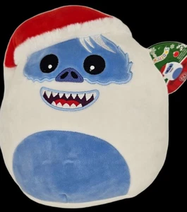 Squishmallows Bumble Abominable Snow Monster Plush 8 inch Santa Hat New - Picture 1 of 7