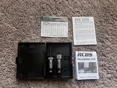 RCBS 11107 .223 Rem/5.56 x 45 SB T/C Die Set - Image 1 of 2