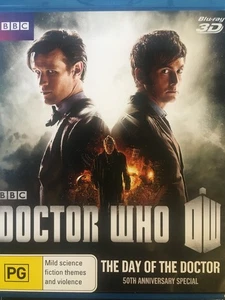 DOCTOR WHO - The Day Of The Doctor 50th Anniversary Special 3D BLURAY AS NEW! - Picture 1 of 2