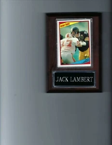 JACK LAMBERT PLAQUE PITTSBURGH STEELERS FOOTBALL NFL C4 - Picture 1 of 1