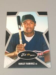 2002 Hanley Ramirez Just Minors Rookie MLB Card #JS03.HR2 Fair Condition (A10)