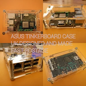 ASUS Tinker board Enclosure Box- Clear Screw Case- Fast Post UK Tinkerboard - Picture 1 of 1