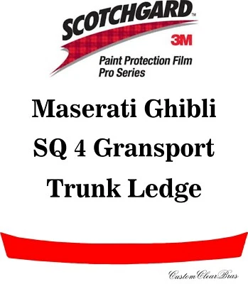 Proteção de pintura 3M Scotchgard Pro Series 19 2020 2021 Maserati Ghibli Gransport - Imagem 1 de 3
