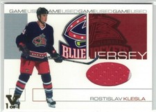 2001-02 BAP Signature Series Jerseys GJ-02 Rostislav Klesla ITG Final Vault