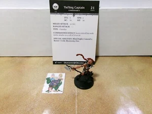 =Dungeons and Dragons D&D HARBINGER Tiefling Captain 76/80 con tarjeta= - Imagen 1 de 1