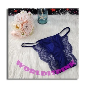 Victoria's Secret kleine sexy blaue freche Satin-Träger Kristall VP6804 - Bild 1 von 7