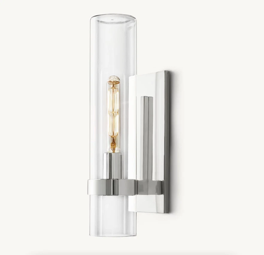 Hardware de restauração "Ravelle Grand Sconce" em cromo polido - Imagem 1 de 3