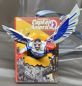 Disney Marvel Comics Skizzenbuch Ornament Captain America Sam Wilson Falke - Bild 1 von 7