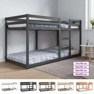 Bunk Bed Bedroom Kids Bed Frame Children Twin Sleeper Solid Wood Pine Kovol - Picture 1 of 60
