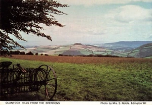 Postcard Quantock Hills from the Brendons Somerset England - Picture 1 of 2
