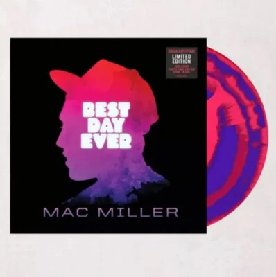 NEW Mac Miller Best Day Ever PURPLE PINK RED Swirl Vinyl Urban Outfitters LP UO - Image 1 of 4
