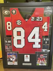 LADD McCONKEY MAGLIA INCORNICIATA FIRMATA GIOCO AUTOMATICO USATO GLOVE CARD COA GEORGIA LQQK - Foto 1 di 6