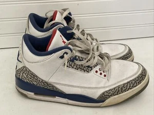 Nike Jordan 3 Retro OG True Blue - Uomo taglia 12, 854262-106 - Foto 1 di 9