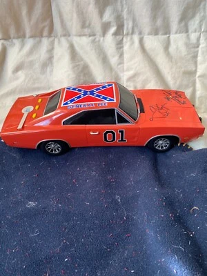 1981 Warner. Bros  Dukes Of Hazzard General Lee 1969 Charger  signed autographed - Image 1 of 4