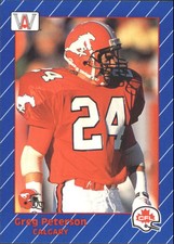1991 All World CFL French #30 Greg Peterson