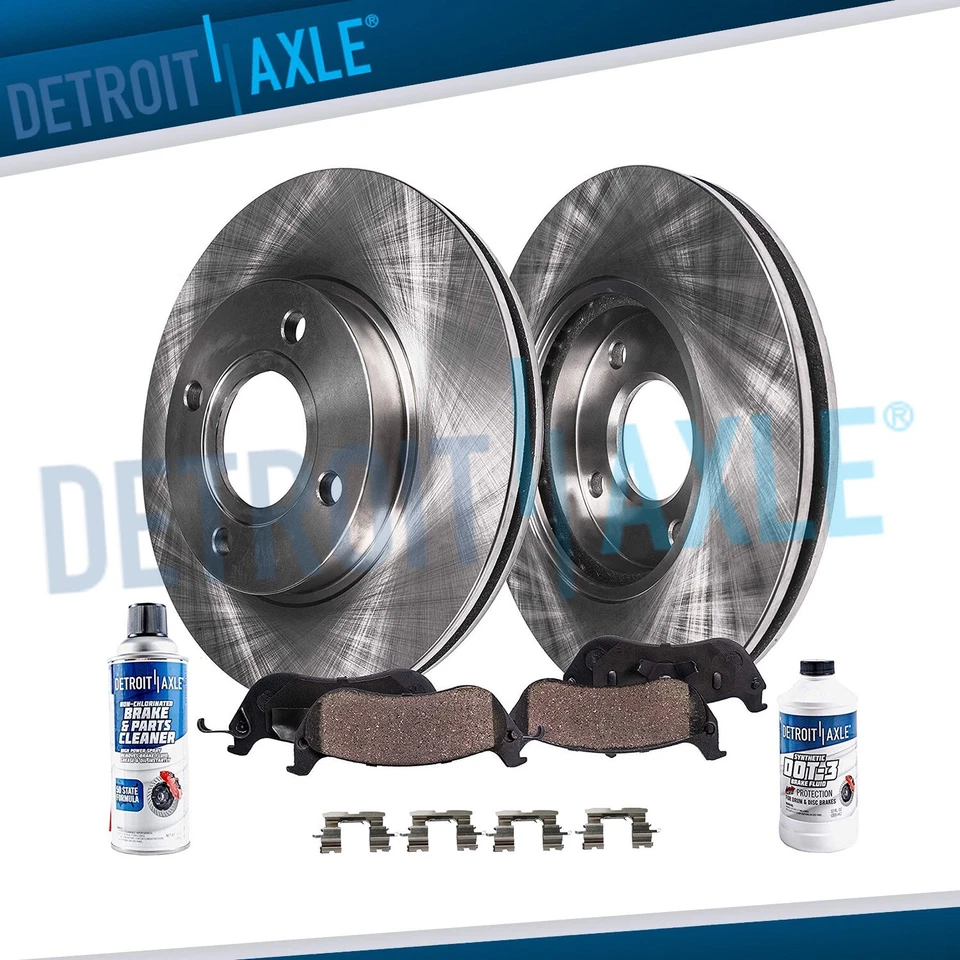 Rotores de freno de disco delanteros + kit de pastillas de cerámica para 2004 2005 2006 Scion XA XB Foto 1 de 4