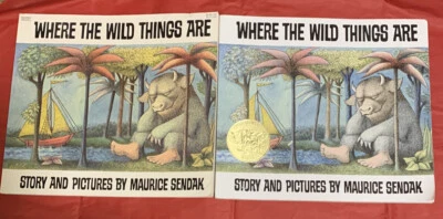 WHERE THE WILD THINGS ARE 25th Anniversary, Maurice Sendak Lot Of 2 1984 1991 - Image 1 of 4