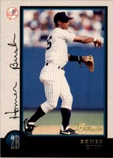 1998 Bowman Homer Bush . New York Yankees #166