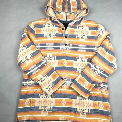 Pendleton Hoodie Popover Men Sz M Chief Joseph Boho Tribal Surf Beach Multicolor - Image 1 of 4