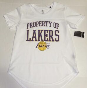 NBA LA Lakers Property Of WOMENS Shirt Jersey Size Large New