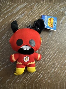 Peluche Skelanimals DC Heroes The Flash Jack Clip-On 4" con licenza ufficiale Toynami - Foto 1 di 9