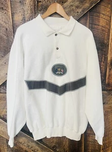 1993 Ryder Cup The Belfry Quarter Button White Pullover Jacket Tom Watson - Bild 1 von 9
