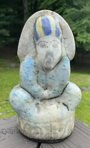 RARE Antique Statue Iznik Turkish Islamic Middle Eastern Ceramic Pottery Glazed - Picture 1 of 12