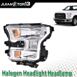 Fit For 2015 2016 2017 Ford F150 Left Driver Side Halogen Headlight Lamps 15-17 - Picture 1 of 9