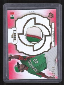 2013 Topps Tribute Yovani Gallardo World Baseball Classic Patch Red /10