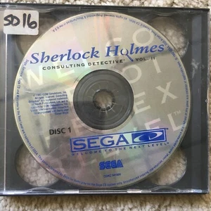 Sherlock Holmes: Consulting Detective Vol. II (Sega CD, 1993) 2 Discs ONLY - Bild 1 von 2