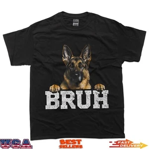 Camiseta Divertida Cita Meme Sarcástico Pastor Alemán Bruh Amante del Perro - Imagen 1 de 2