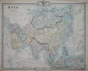 ASIA ENGRAVED AND PUBLISHED BY CRUCHLEY, CIRCA 1840. - Picture 1 of 1