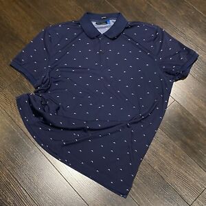 J LINDEBERG Golf Shirt Polo Mens Size XL M Liam Regular TX Jersey All Over Print