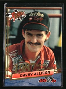 Davey Allison 1993 Wheels Rookie Thunder #28 Racing Card
