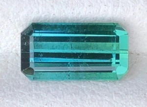 Tormalina indicolite blu taglio sfaccettato 1,55 ct pietra preziosa sfusa dall'Afghanistan - Foto 1 di 16