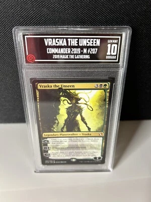 TCCG 10 NOT PSA Vraska the Unseen - Graded Commander 2019 GEM Mint Magic MTG - Image 1 of 2