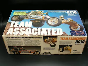 Vintage 1986 Team Associated RC10 6000-6020 Buggy Cadillac EMPTY KIT Retail Box - Picture 1 of 9