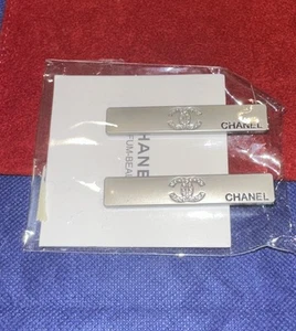 Chanel Beauty Haarspangen Haarspangen GWP Chanel Haarschmuck silberfarben 2 1/2 - Bild 1 von 6