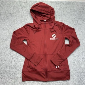 Under Armour UW1576539 Womens Small Carolina Gamecocks Baseball Full Zip Hoodie - Picture 1 of 12