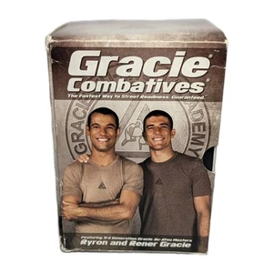 Gracie Combatives DVD 13 Disc +Book Box Set BJJ. Complete W/ Posters, Book & Box - Picture 1 of 6