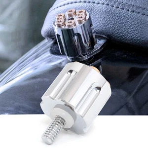Chrome Aluminum Rear Fender Seat Bolt Screw For Harley Softail Dyna XL Touring - Picture 1 of 12