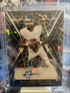 2023 Leaf Exotic Malachi Nelson 1/1 Cheetah Auto One of One USC Trojans QB - Picture 1 of 6