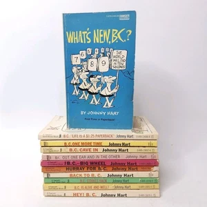 B.C. Comics Johnny Hart Bundle x11 Vintage 1960/70s Small Pocket Size Books - Picture 1 of 17