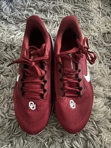 Nike Air Zoom Pegasus 41 OU Oklahoma Sooners Mens 9 Running Shoe FZ5137600 - Picture 1 of 5