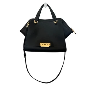 Borsa a tracolla/a mano Zac Posen Eartha nera nuova con etichetta - Foto 1 di 12