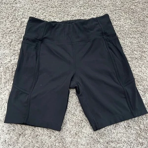 Mondetta Performance+ Luxus Damen Radshorts schwarz gerippter Bund M Tasche - Bild 1 von 10