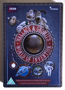 WALLACE & GROMIT'S WORLD OF INVENTON STEELBOOK / ALL 6 EPISODES + SPCL FTRS R2 - Picture 1 of 4