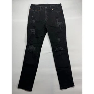 American Eagle Men's Athletic Skinny Black Denim Jeans - Size 30x30 (29x29) - Picture 1 of 6