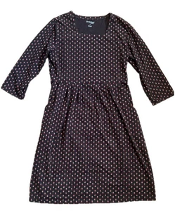 Vestido NorthStyle Negro Estampado Triángulo Talla Mediana Pradera Granja Comodidad - Imagen 1 de 6